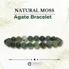 Natural Moss Agate Bracelet