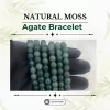 Natural Moss Agate Bracelet