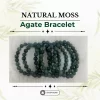 Natural Moss Agate Bracelet