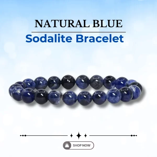 Natural Blue Sodalite Bracelet