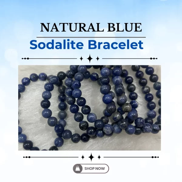 Natural Blue Sodalite Bracelet