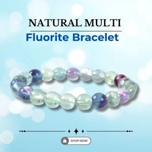 Natural Multi Fluorite Bracelet