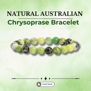 Natural Australian Chrysoprase Bracelet