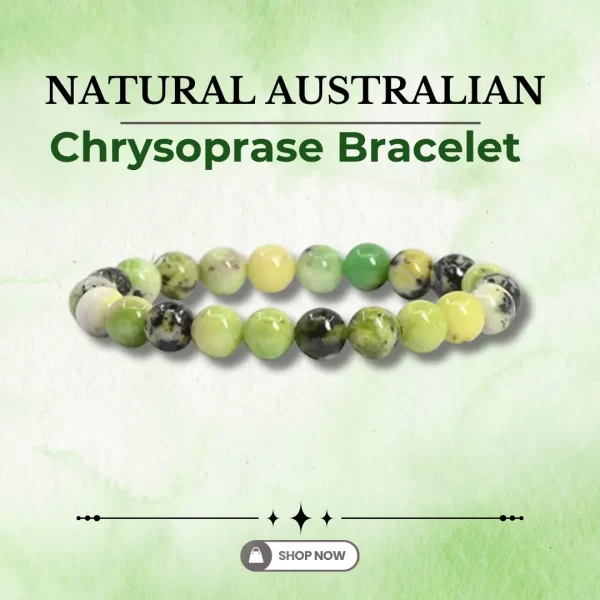 Natural Australian Chrysoprase Bracelet