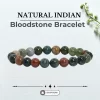 Natural Indian Bloodstone Bracelet