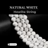 Natural White Howlite String