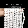 Natural White Howlite String