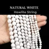 Natural White Howlite String