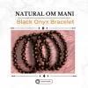 Natural OM Mani Black Onyx Bracelet