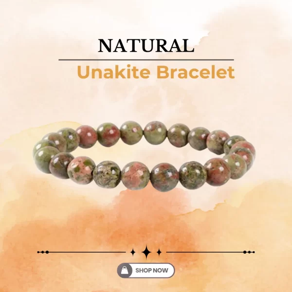 Natural Unakite Bracelet