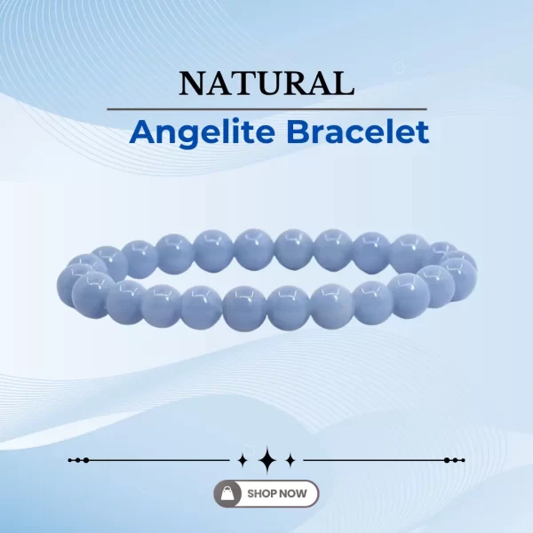 Natural Angelite Bracelet