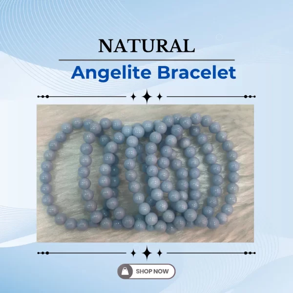 Natural Angelite Bracelet