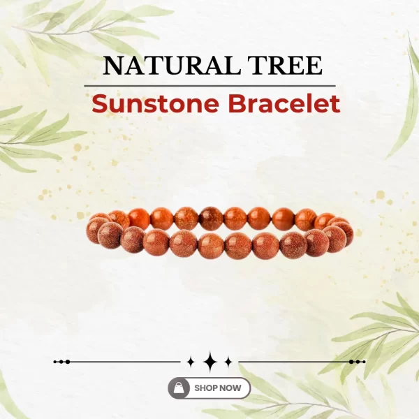 Natural Sunstone Bracelet