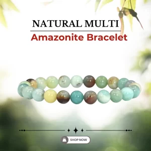 Natural Multi Amazonite Bracelet
