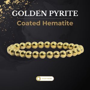 Golden Pyrite (Coated Hematite) Bracelet