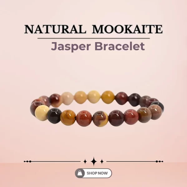 Natural Mookaite jasper Bracelet