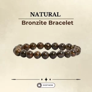 Natural Bronzite Bracelet