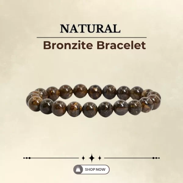 Natural Bronzite Bracelet