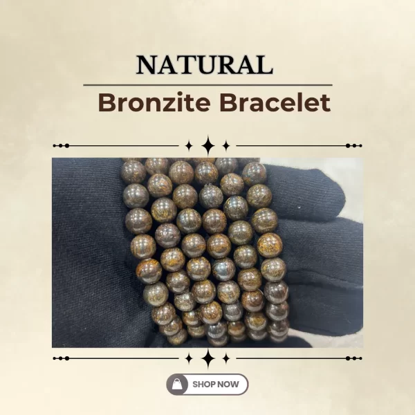 Natural Bronzite Bracelet