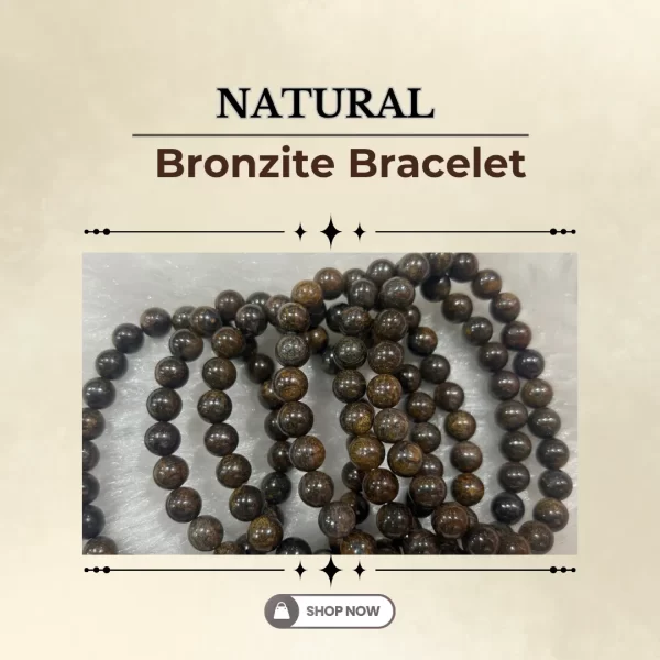 Natural Bronzite Bracelet