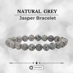 Natural Grey Jasper Bracelet