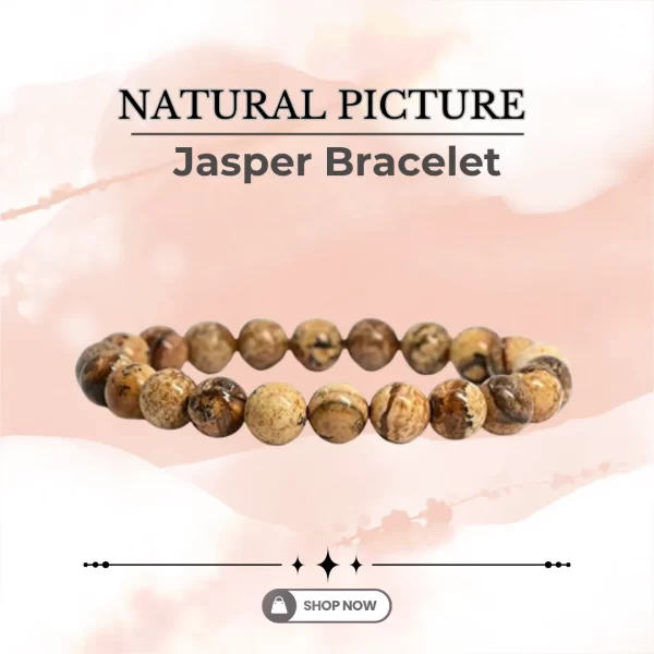 Natural Picture Jasper Bracelet