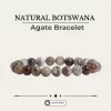 Natural Botswana Agate Bracelet