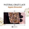 Natural Crazy Lace Agate Bracelet