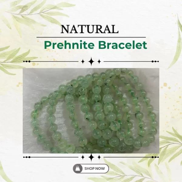 Natural Prehnite Bracelet