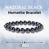 Natural Black Hematite Bracelet