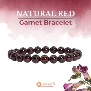 Natural Red Garnet Bracelet