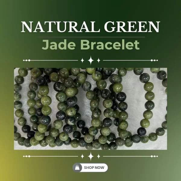 Natural Green Jade Bracelet