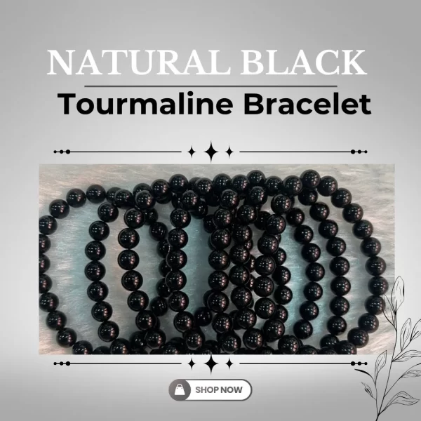 Natural Black Tourmaline Bracelet