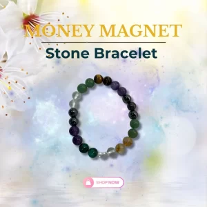 Natural Money Magnet Stone Bracelet