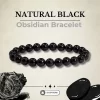 Natural Black Obsidian Bracelet