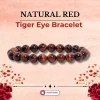 Natural Red Tiger Eye Bracelet