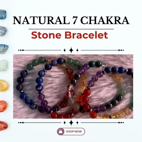 Natural 7 Chakra Stone Bracelet