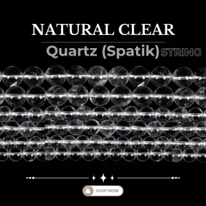 Natural Clear Quartz (SPATIK) String