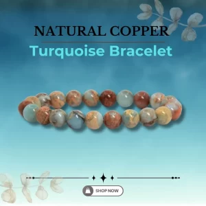 Natural Copper Turquoise Bracelet