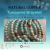 Natural Copper Turquoise Bracelet
