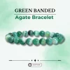 Green Banded Agate Bracelet