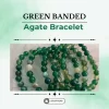 Green Banded Agate Bracelet