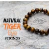 Natural Yellow Tiger Eye String