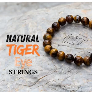 Natural Yellow Tiger Eye String