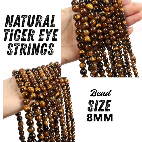 Natural Yellow Tiger Eye String