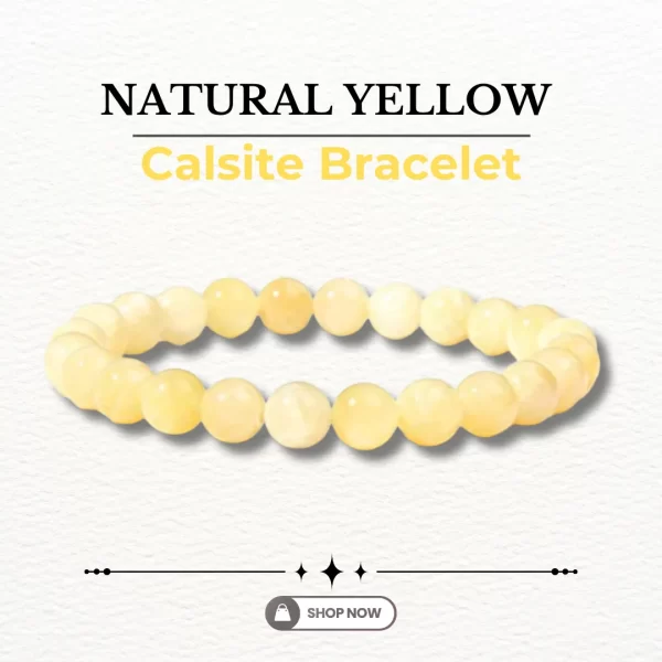 Natural Yellow Calsite Bracelet