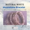 Natural White Moonstone Bracelet