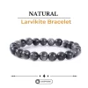 Natural Larvikite Bracelet