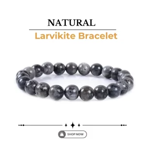 Natural Larvikite Bracelet