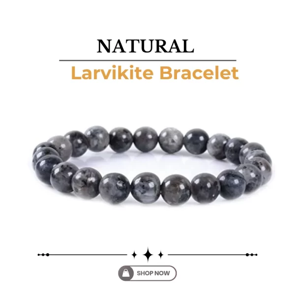 Natural Larvikite Bracelet